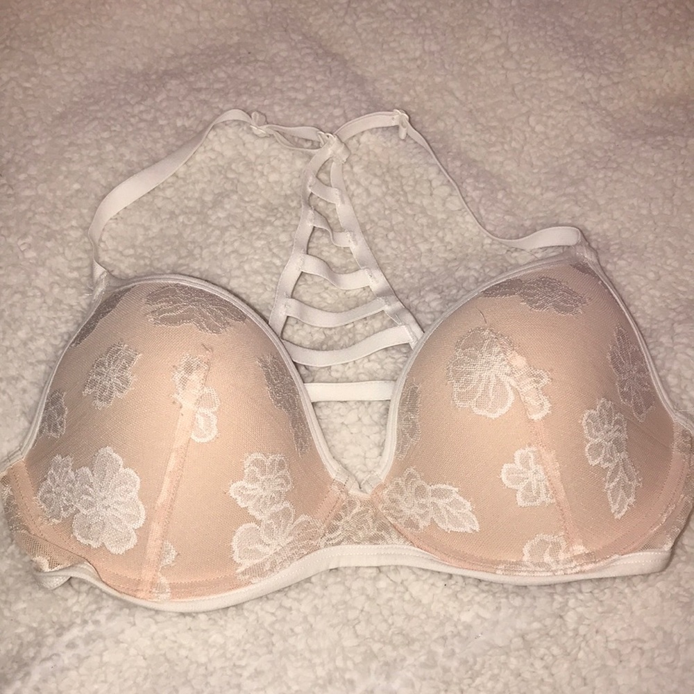PINK Bra with Ladder Design Back
